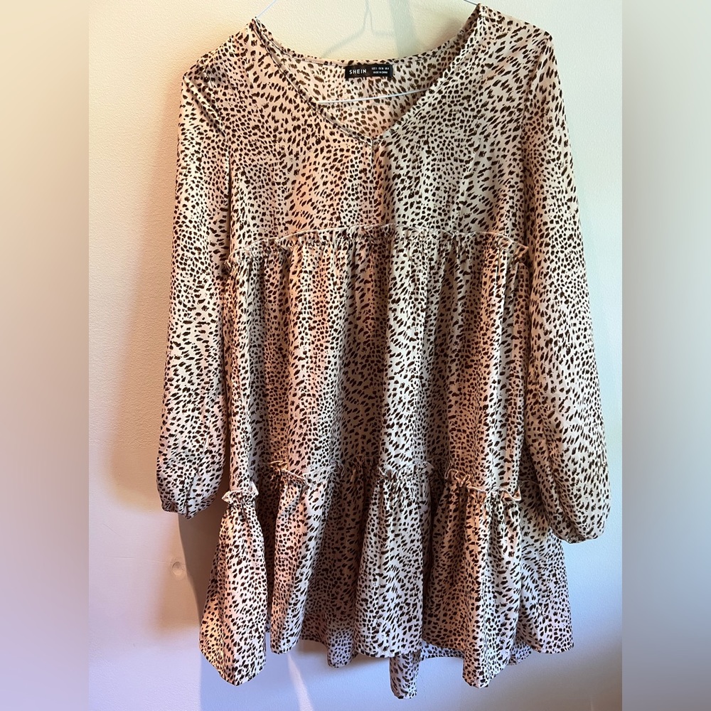 SHEIN Cheetah Print Dress
